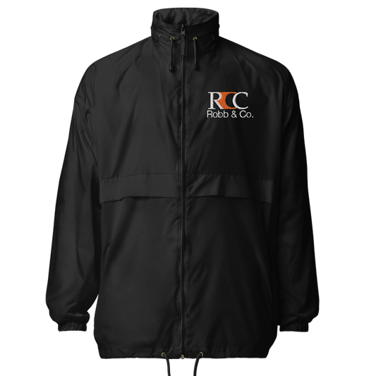 Robb & Co. Unisex Windbreaker (Black)