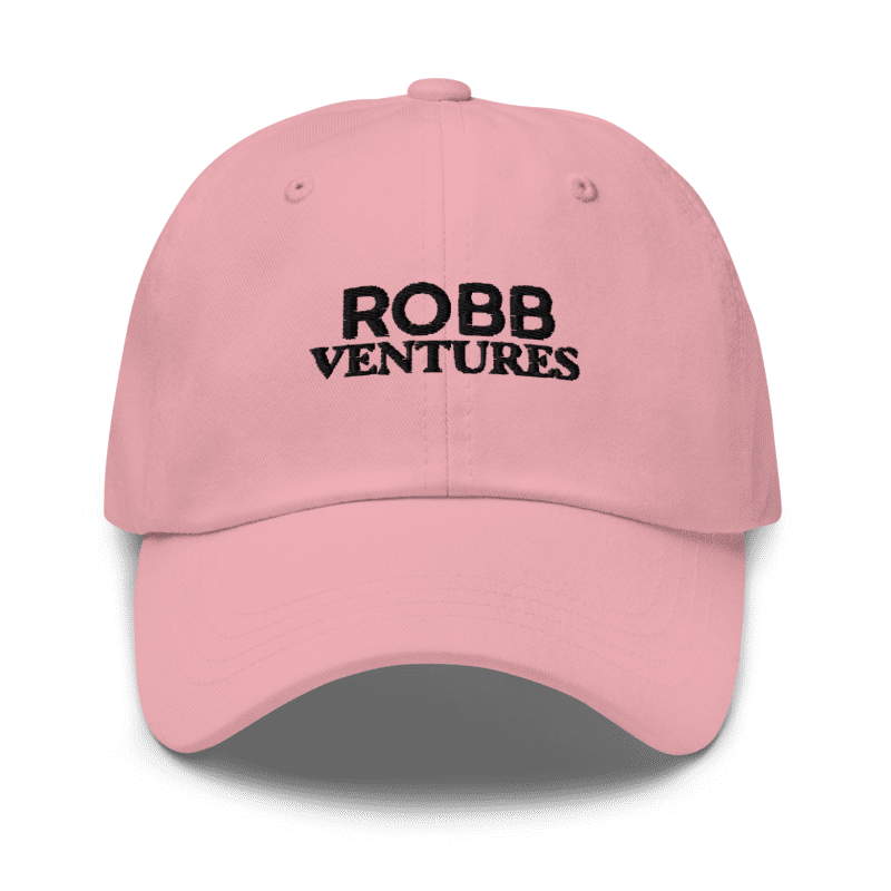 Robb Ventures Classic Dad Cap - Pink