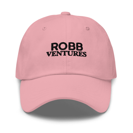 Robb Ventures Classic Dad Cap - Pink