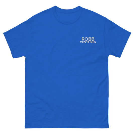 Robb Ventures Embroidered Logo Unisex Classic Tee - Royal