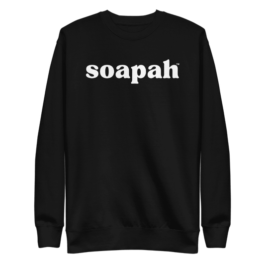 Soapah Unisex Premium Sweatshirt - Black