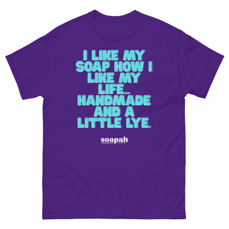 Soapah "I Like My Soap" Unisex T-Shirt - Purple