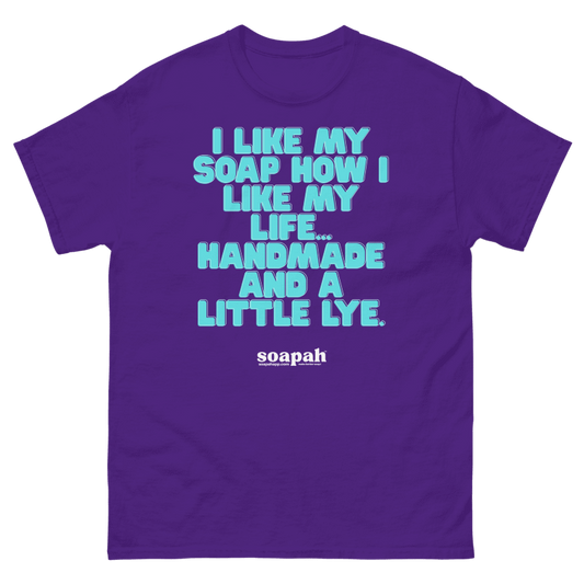 Soapah "I Like My Soap" Unisex T-Shirt - Purple
