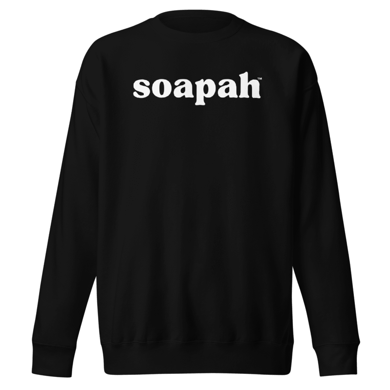 Soapah Unisex Premium Sweatshirt - Black