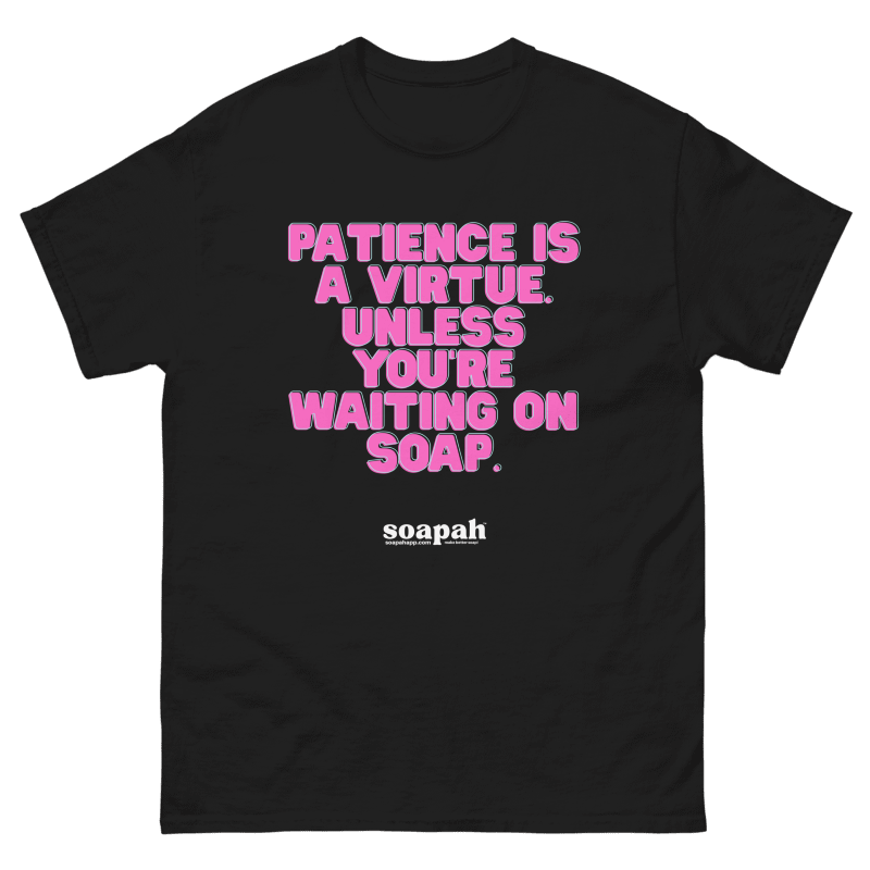 Soapah "Patience" Unisex T-Shirt - Black