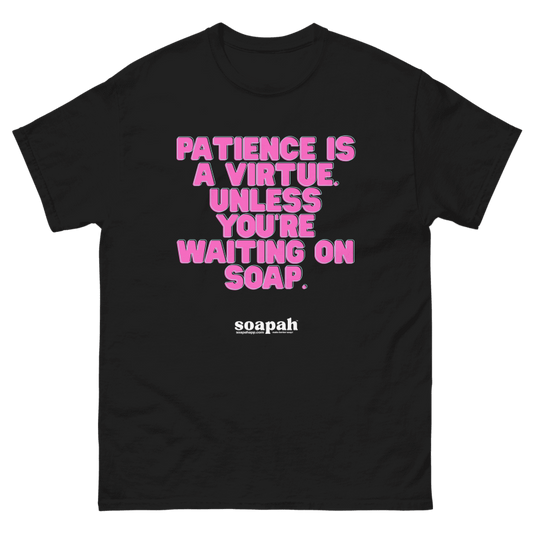 Soapah "Patience" Unisex T-Shirt - Black