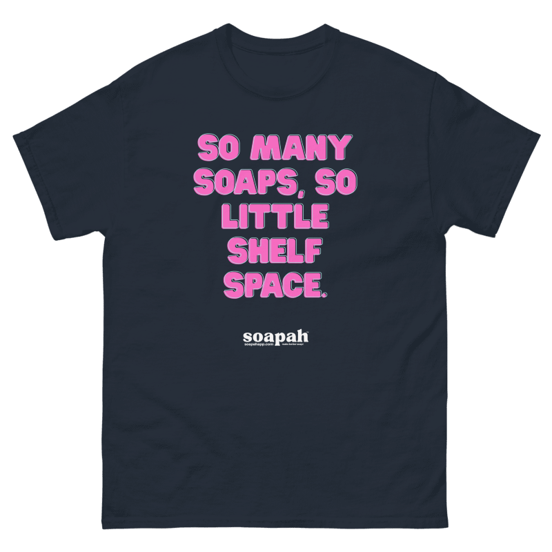 Soapah "So Many Soaps" Unisex T-Shirt - Navy