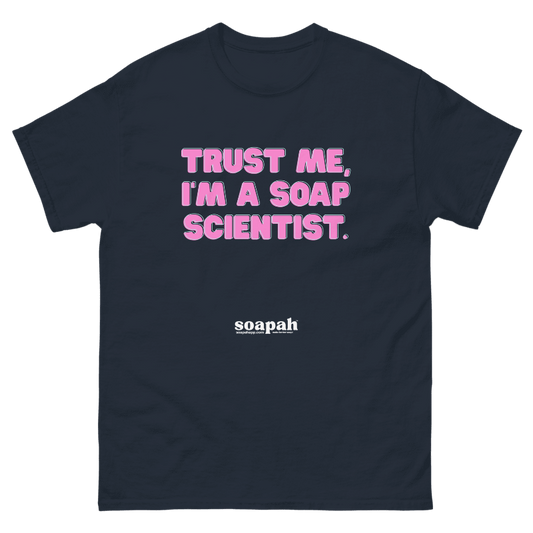 Soapah "Soap Scientist" Unisex T-Shirt - Navy