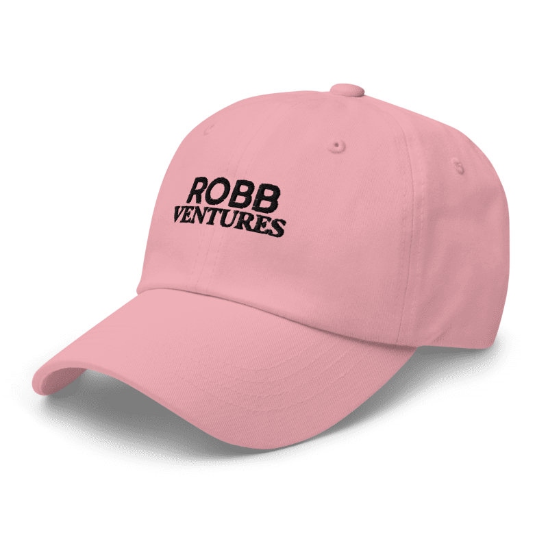 Robb Ventures Classic Dad Cap - Pink