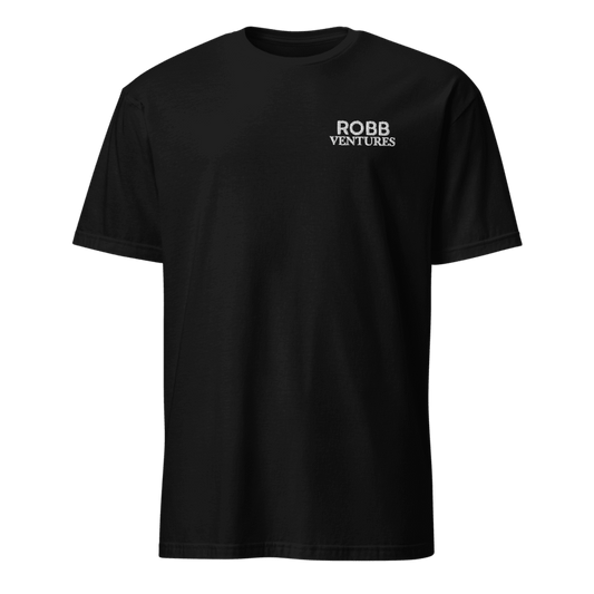 Robb Ventures Embroidered Logo Unisex Classic Tee - Black