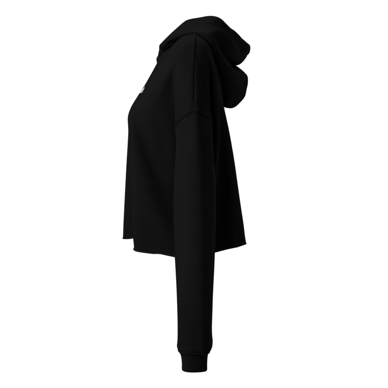 Soapah Women's Cropped Hoodie - Black