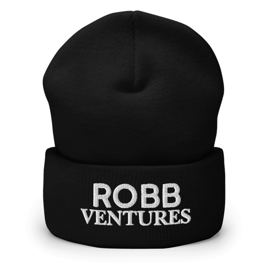 Robb Ventures Cuffed Beanie - Black
