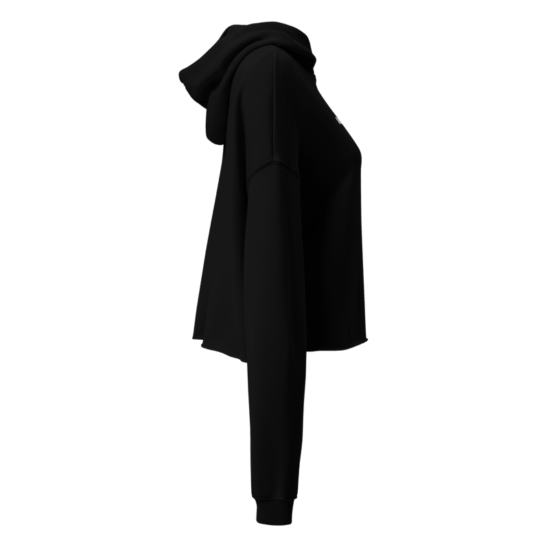 Soapah Women's Cropped Hoodie - Black