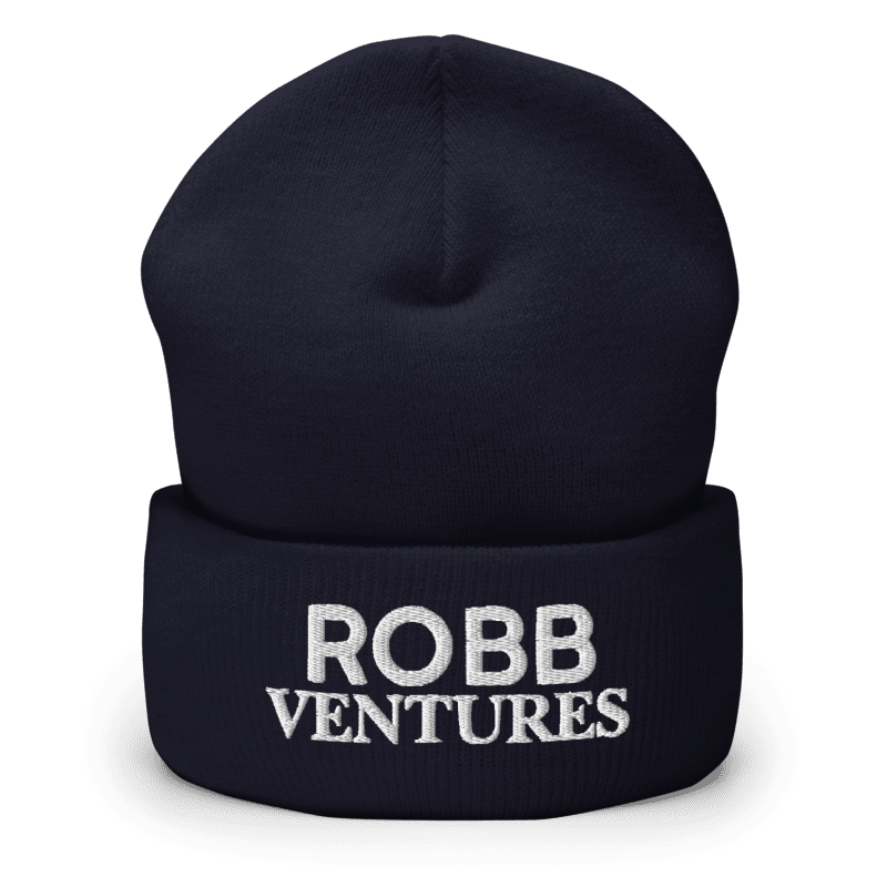 Robb Ventures Cuffed Beanie - Navy