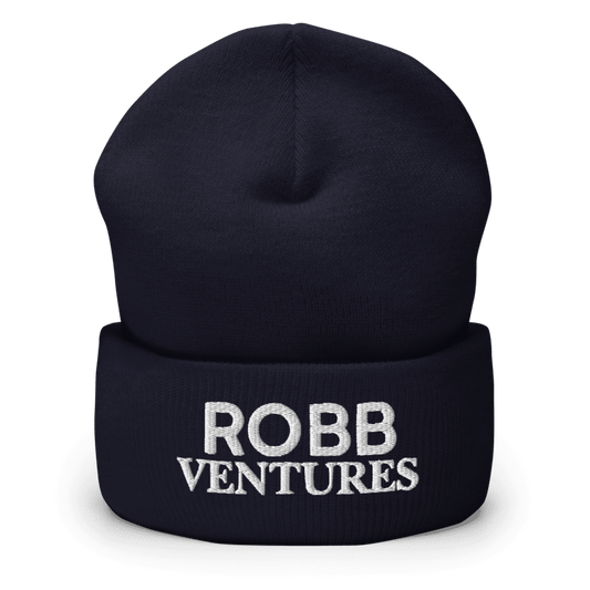 Robb Ventures Cuffed Beanie - Navy