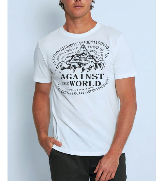 Against the World Logo T-Shirt (White)