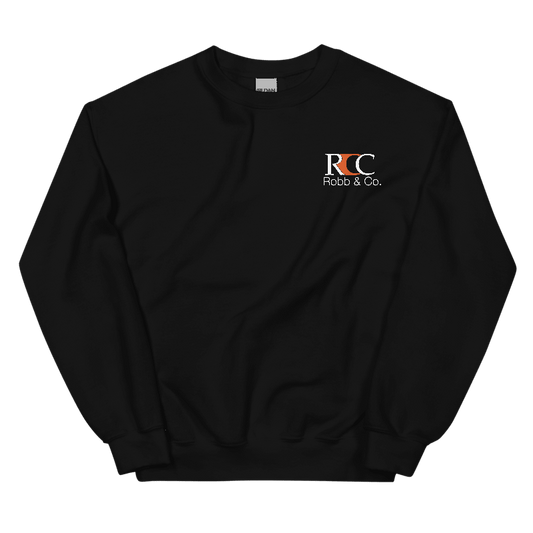 Robb & Co. Unisex Crew Neck Sweatshirt (Black)