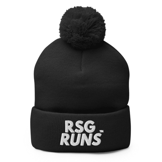 RSG Runs Pom-Pom Knit Cap (Black)
