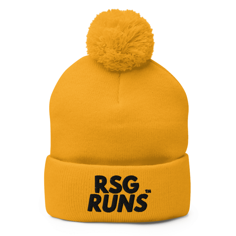 RSG Runs Pom-Pom Knit Cap (Gold)