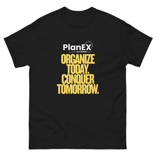PlanEX - Organize Today T-Shirt (Black)