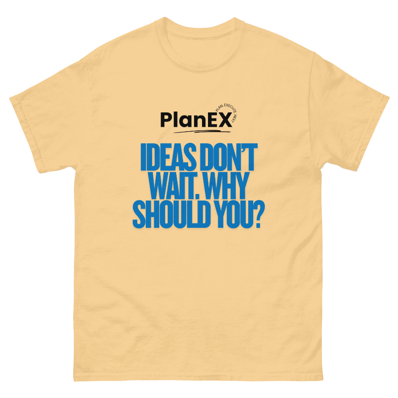 PlanEX - Don't Wait T-Shirt (Yellow Haze)