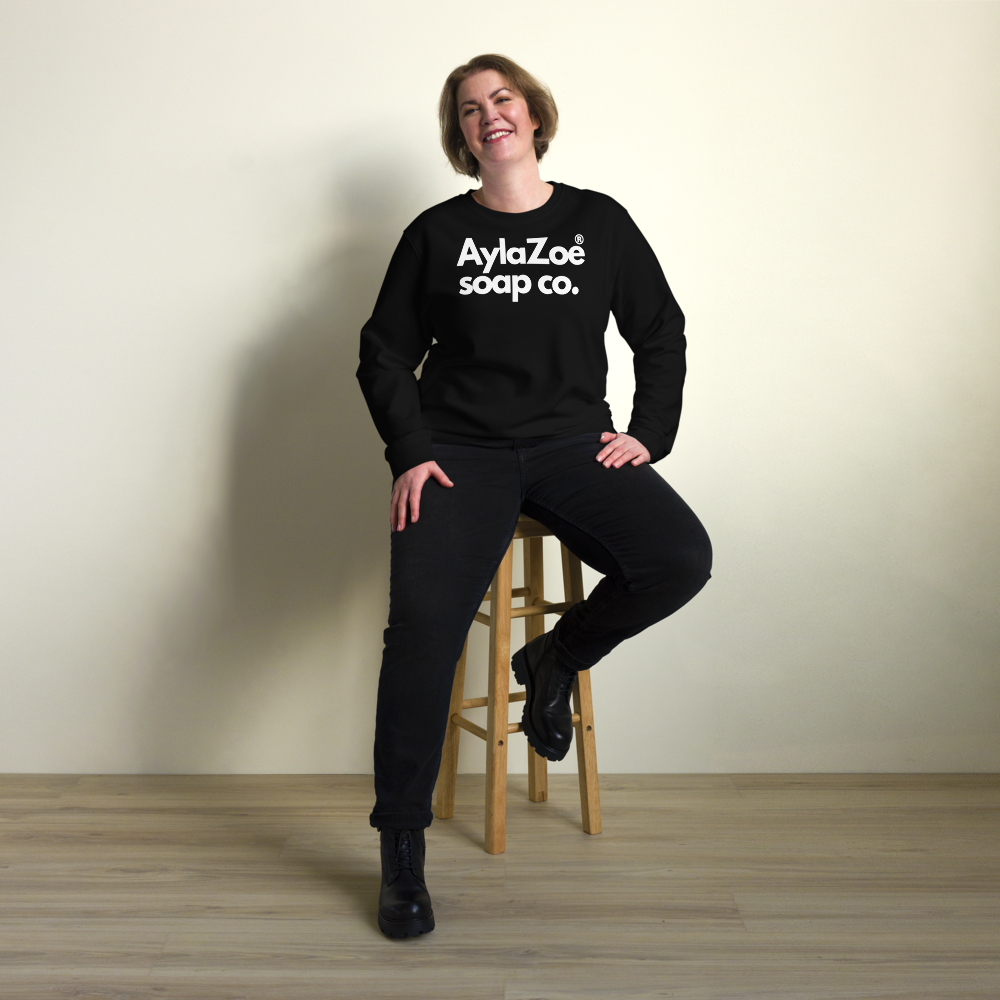 AylaZoe Unisex Organic Sweatshirt - Black