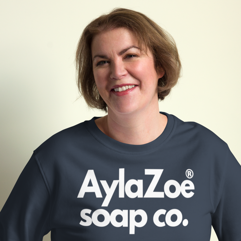 AylaZoe Unisex Organic Sweatshirt - French Navy