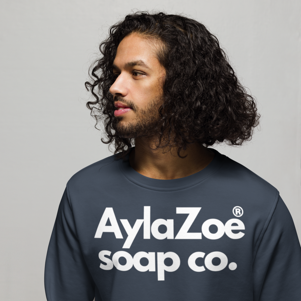 AylaZoe Unisex Organic Sweatshirt - French Navy