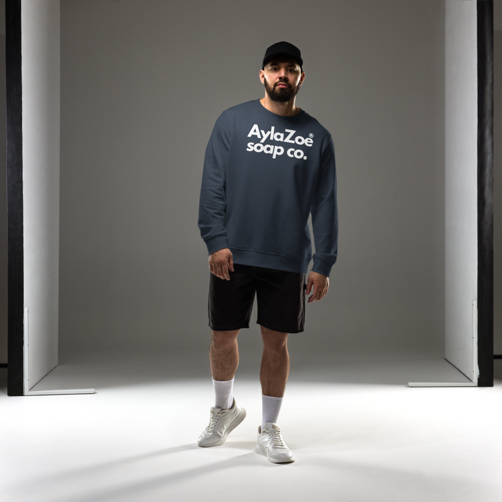 AylaZoe Unisex Organic Sweatshirt - French Navy