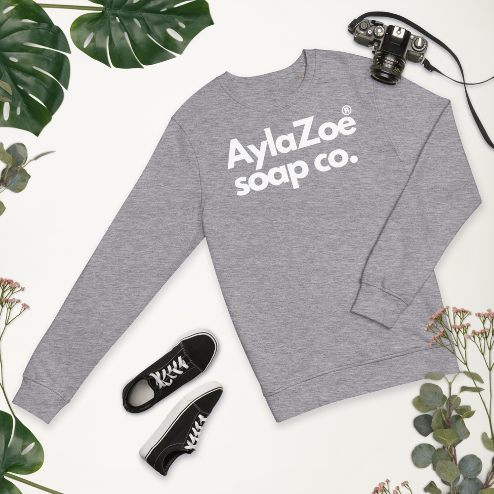 AylaZoe Unisex Organic Sweatshirt - Grey Melange