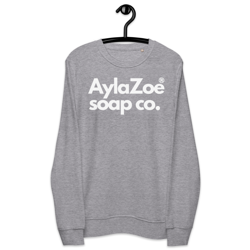 AylaZoe Unisex Organic Sweatshirt - Grey Melange
