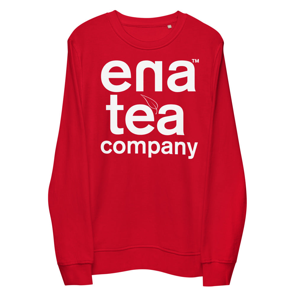 Ena Tea Company Unisex Organic Sweatshirt - Red