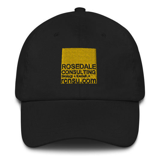 Rosedale Consulting Logo Dad Cap (black)