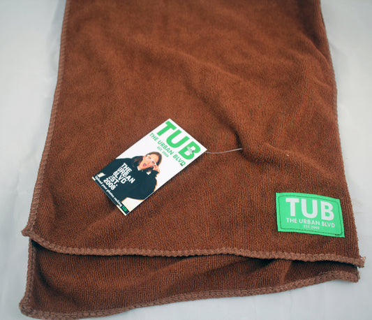 TUB Microfiber Cleaning Towel (brown)