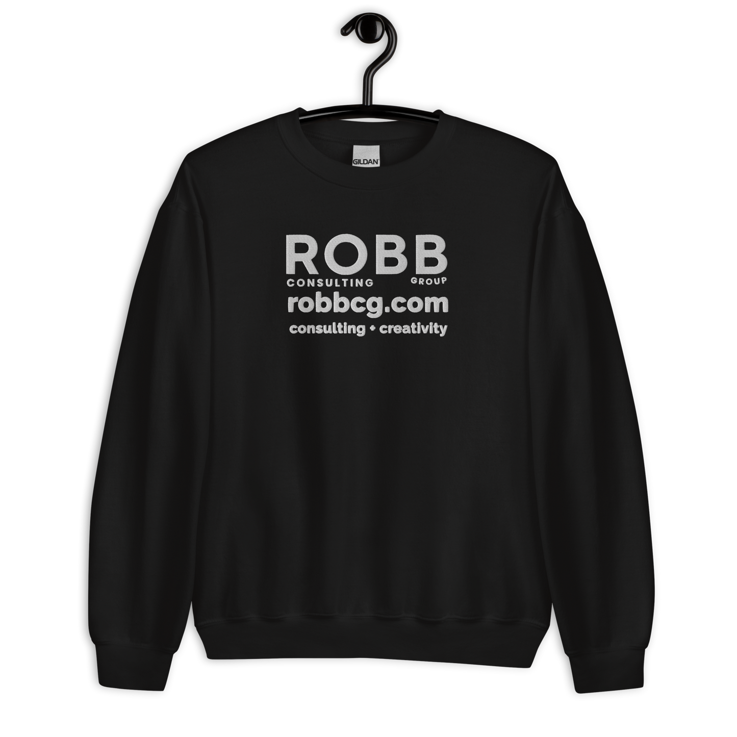 Robb Consulting Group Unisex Crew Neck Sweatshirt (Black)