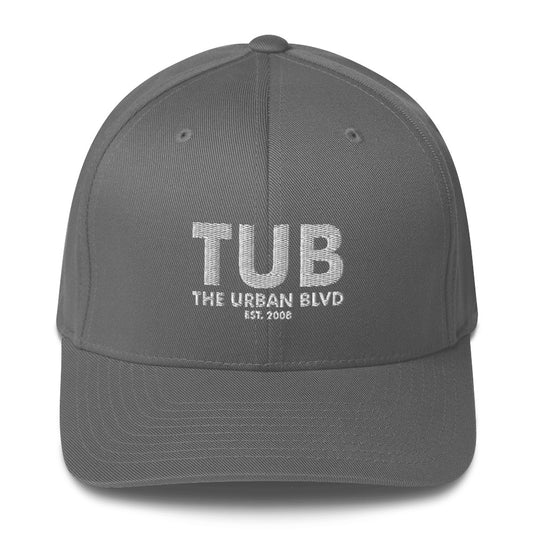 TUB logo Closed-Back Structured Cap (grey)