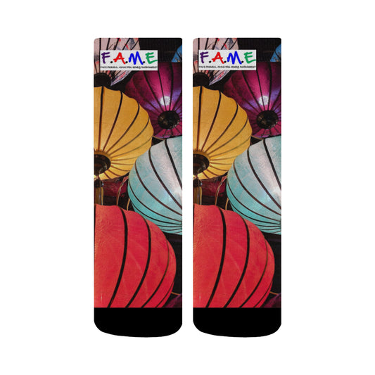 FAME - Chinese Lanterns (crew socks)