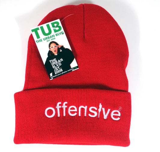 Offensive Logo Beanie (Red)