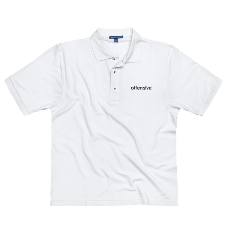 Offensive Logo Polo (White)