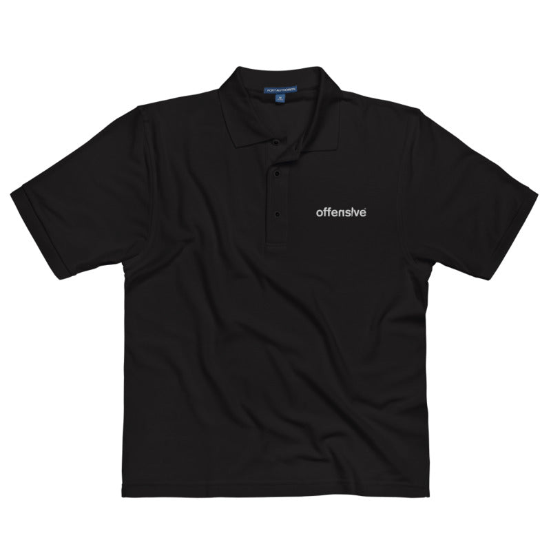 Offensive Logo Polo (Black)