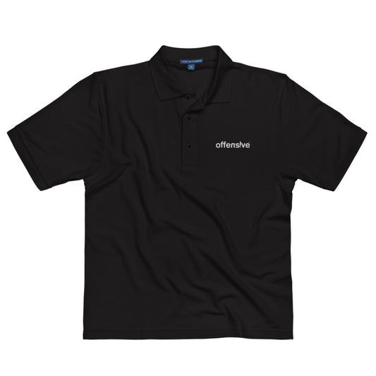 Offensive Logo Polo (Black)