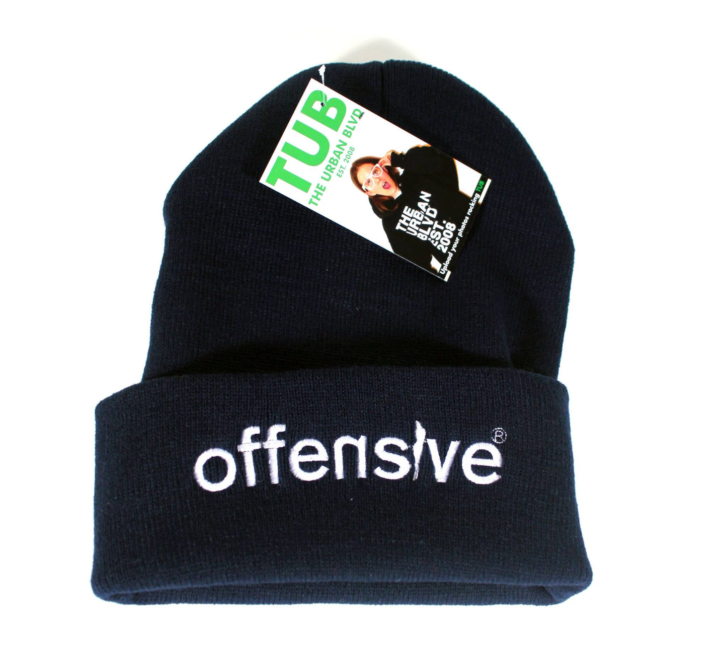 Offensive Logo Beanie (Navy)