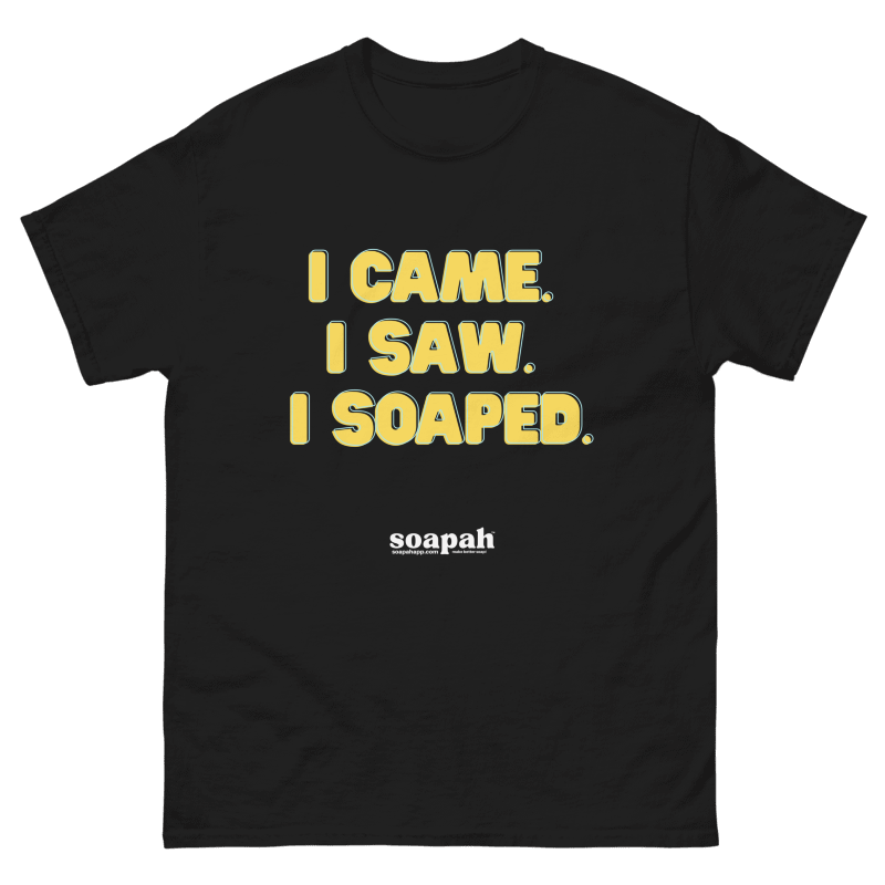 Soapah "Soap Conqueror" Unisex T-Shirt - Black