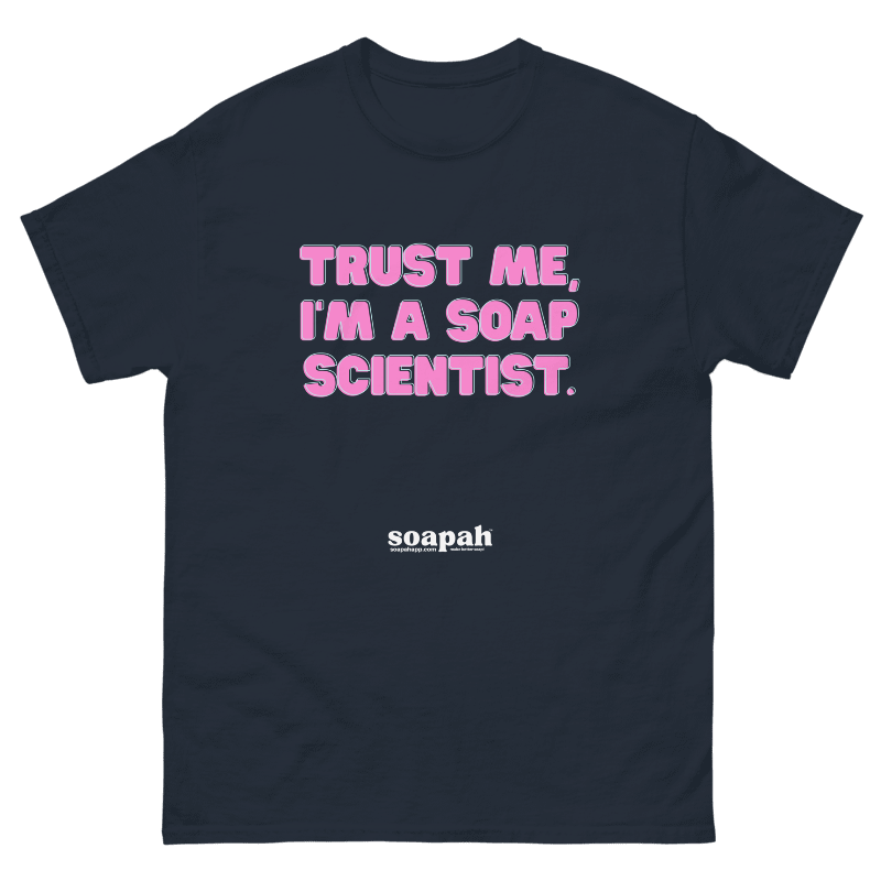 Soapah "Soap Scientist" Unisex T-Shirt - Navy