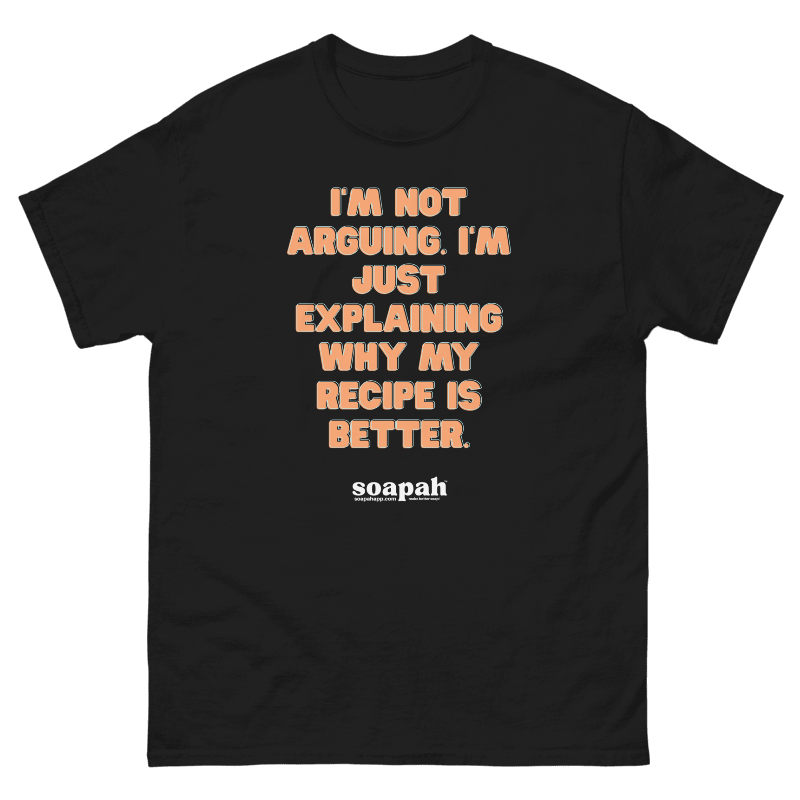 Soapah "No Arguments" Unisex T-Shirt - Black