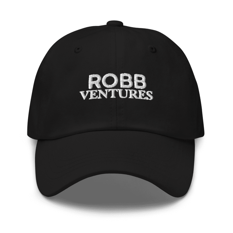 Robb Ventures Classic Dad Cap - Black