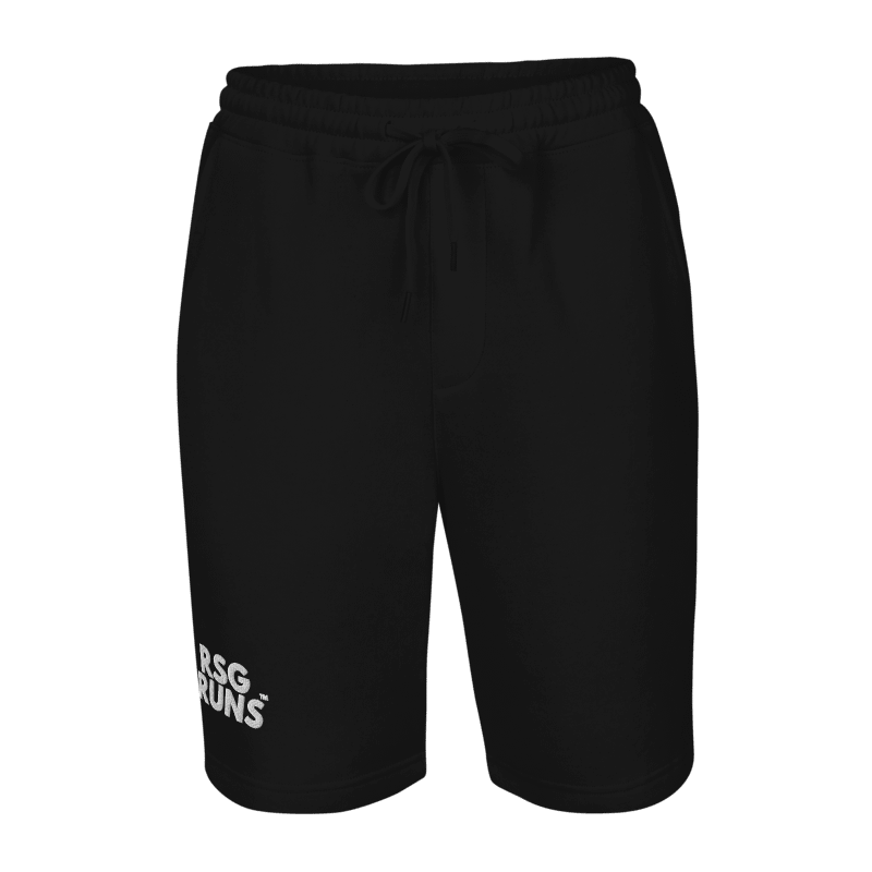 RSG Runs Men's Fleece Shorts (Black)