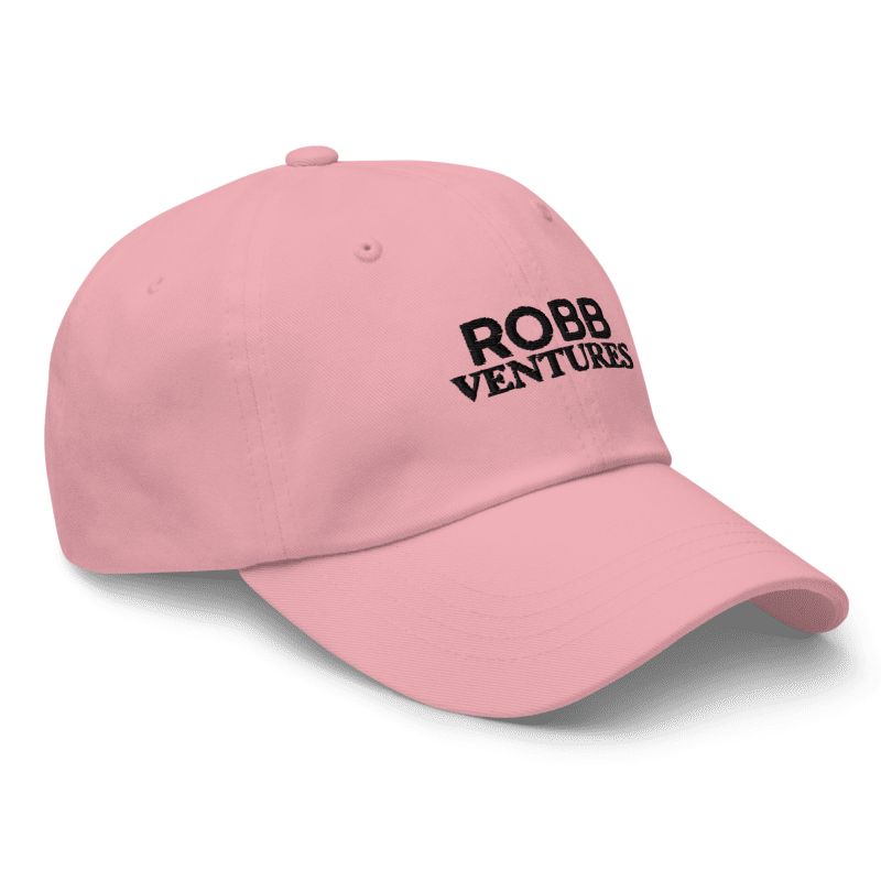 Robb Ventures Classic Dad Cap - Pink