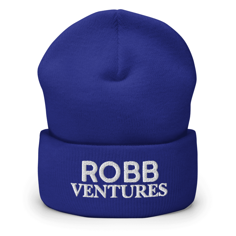 Robb Ventures Cuffed Beanie - Royal