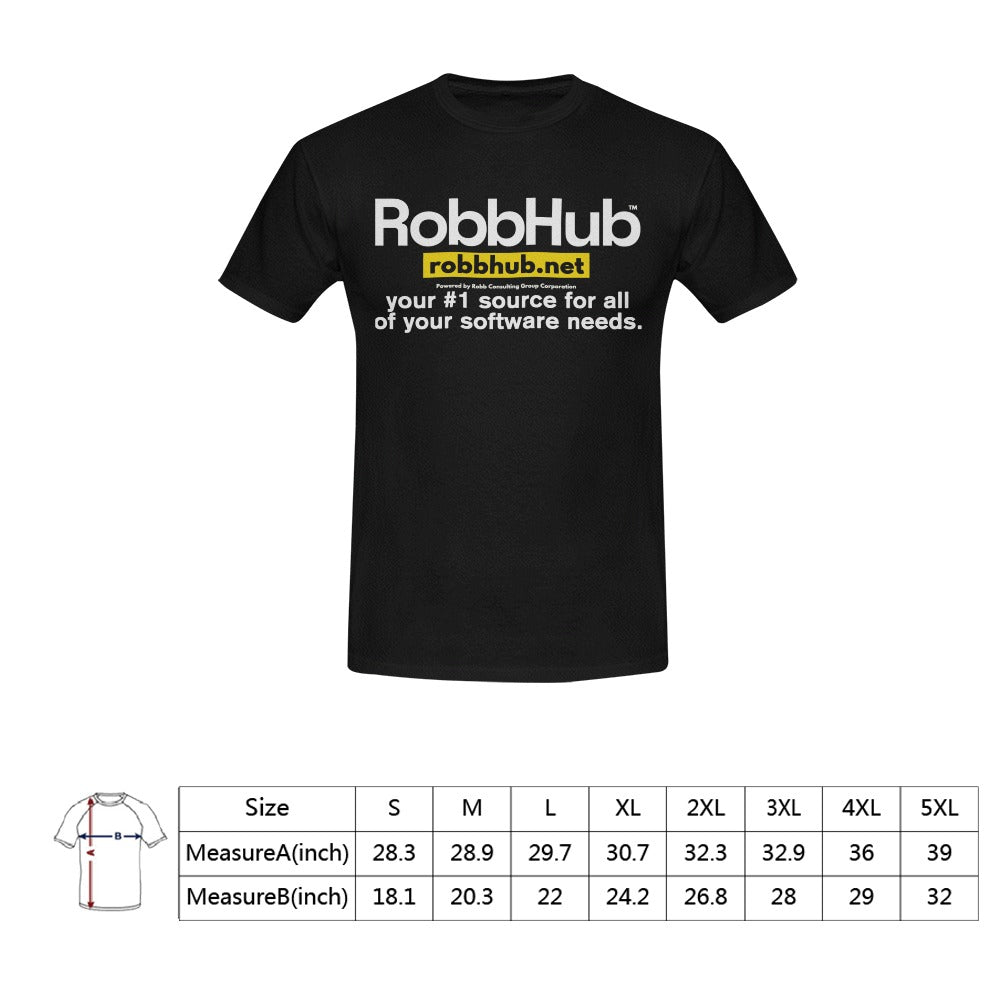 RobbHub Logo T-Shirt (Black)